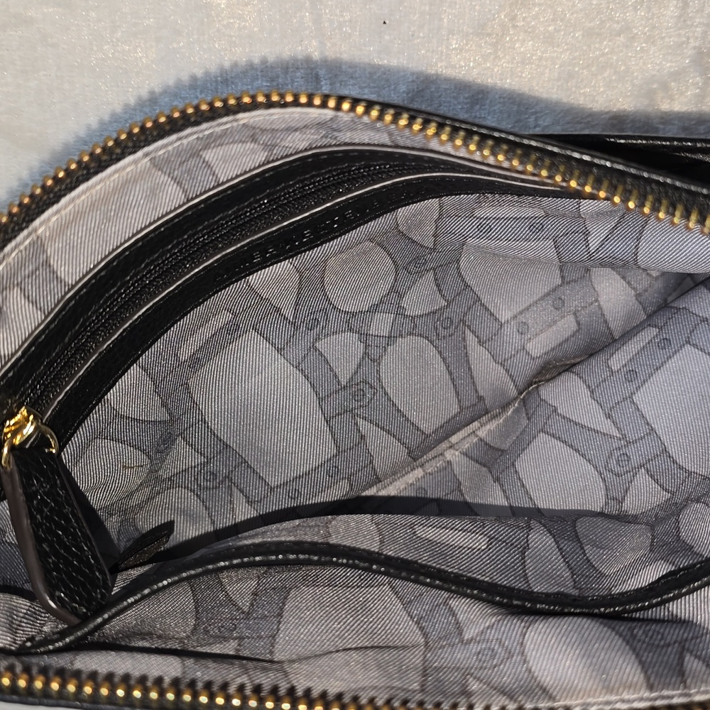 Aimee Kestenberg black leather wristlet clutch - Picture 7 of 10